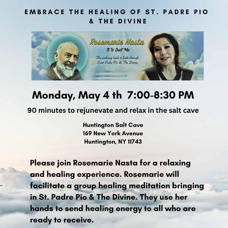 Salt cave event with Rosemarie