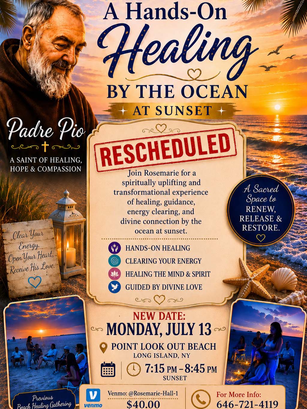 Beach Healing Gathering – July 13