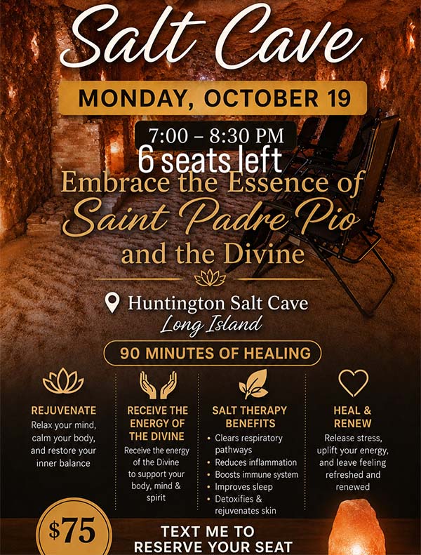 90-Minute Healing Experience in the Salt Cave 90-Minute Healing Experience in the Salt Cave